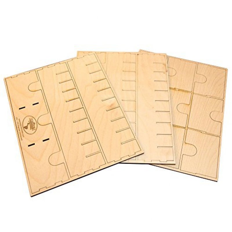 The Broken Token Card Organizer - Wood Storage Box for Unsleeved Cards with Multiple Adjustable Dividers and Rows - Image 2